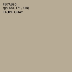 #B7AB95 - Taupe Gray Color Image